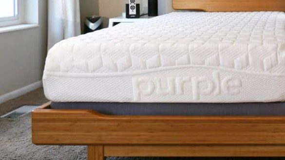 purple mattress not fully expanded