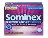 Best Over the Counter Sleep Aid - Sominex sleep aid